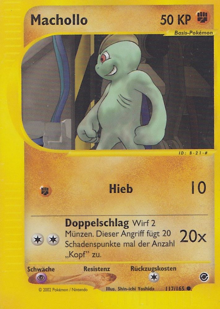 Machollo 117 — Expedition (German Pokémon TCG card)