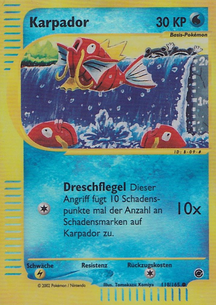 Karpador 118 — Expedition (German Pokémon TCG card)