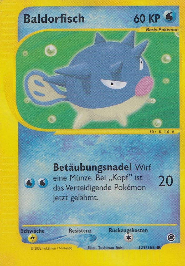 Baldorfish 127 — Expedition (German Pokémon TCG card)