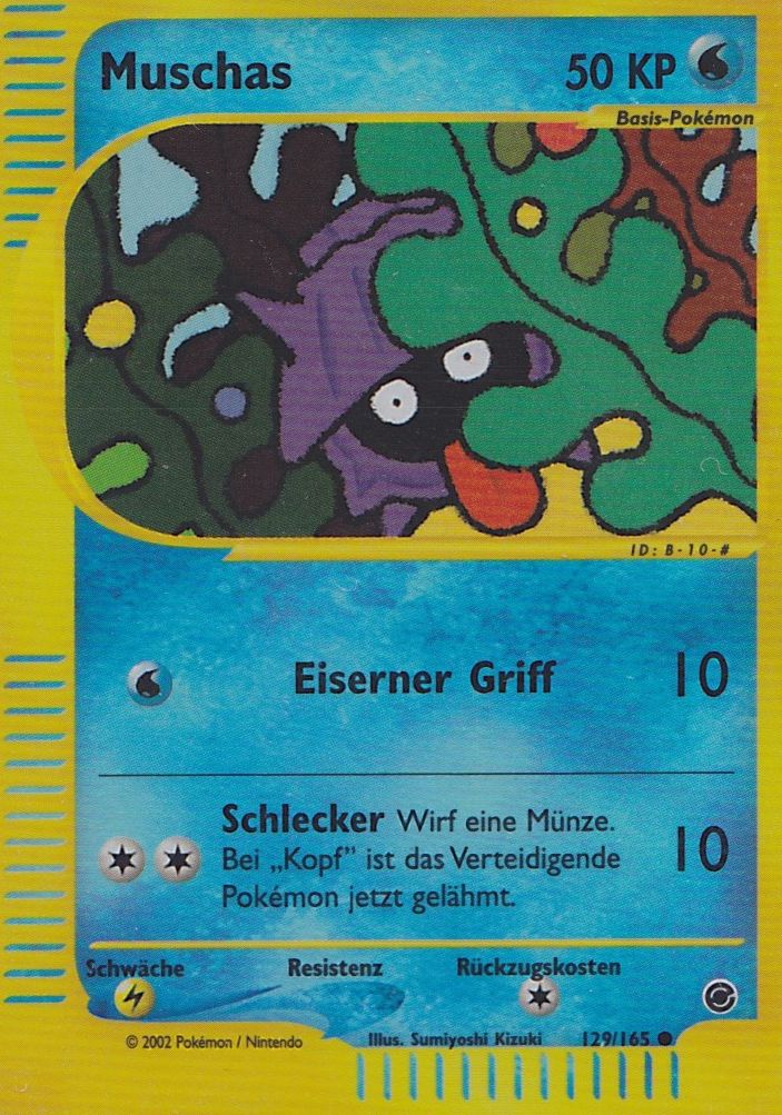 Muschas 129 — Expedition (German Pokémon TCG card)