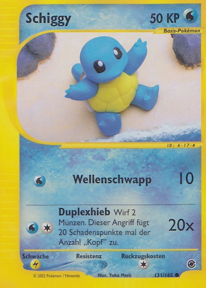 Schiggy 131 — Expedition (German Pokémon TCG card)