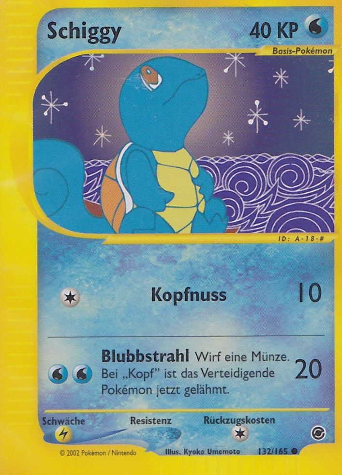 Schiggy 132 — Expedition (German Pokémon TCG card)