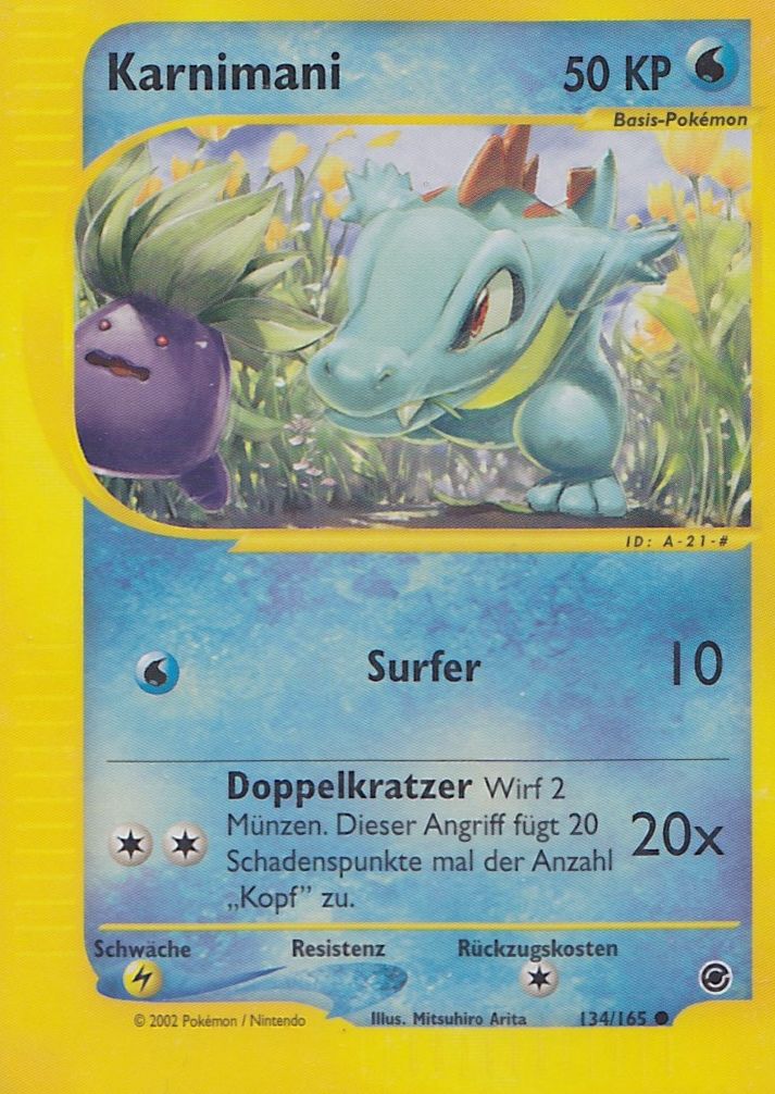 Karnimani 134 — Expedition (German Pokémon TCG card)