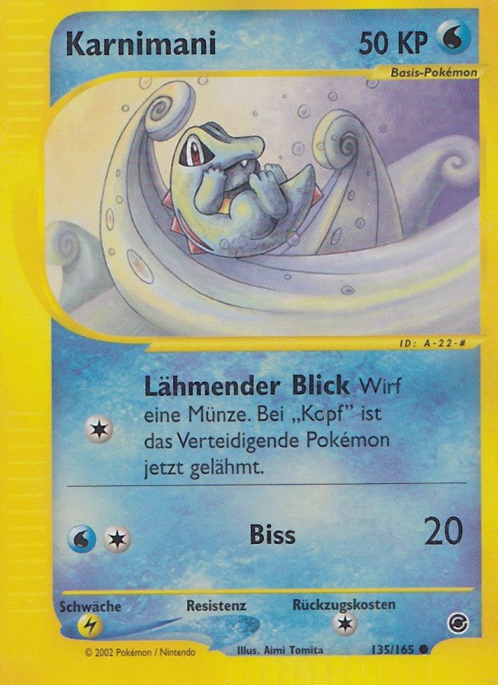 Karnimani 135 — Expedition (German Pokémon TCG card)