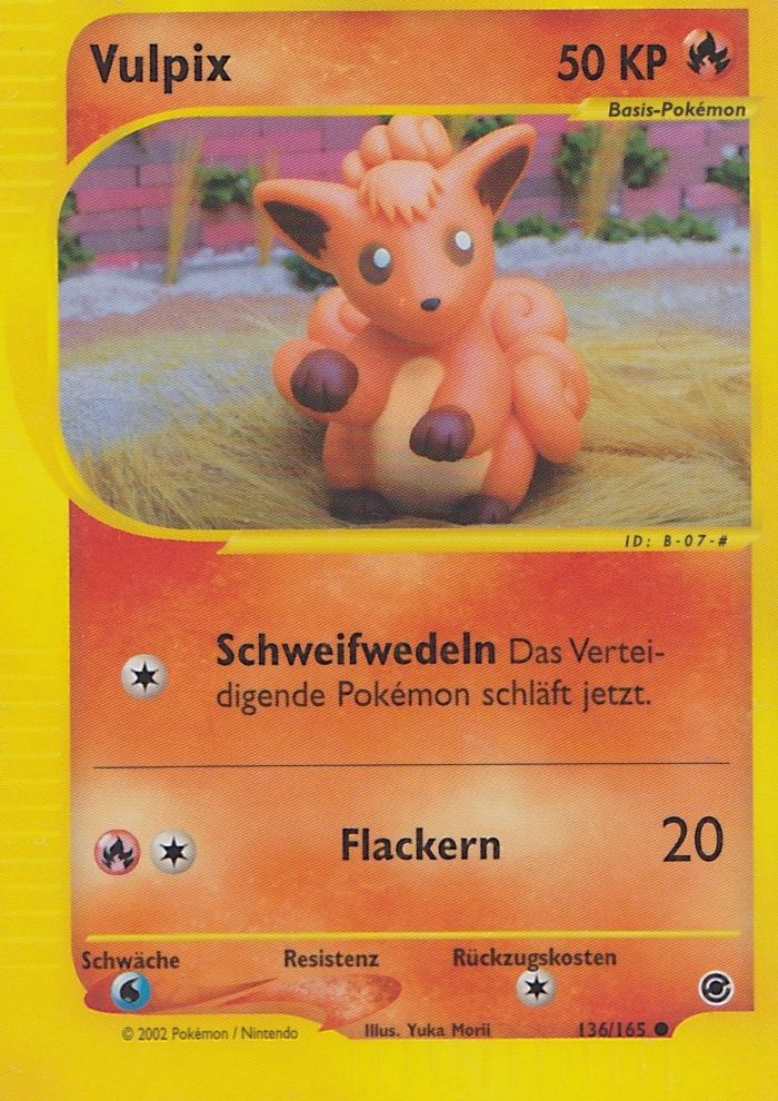 Vulpix 136 — Expedition (German Pokémon TCG card)