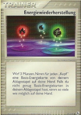 Energiewiederherstellung 141 — Expedition (German Pokémon TCG card)