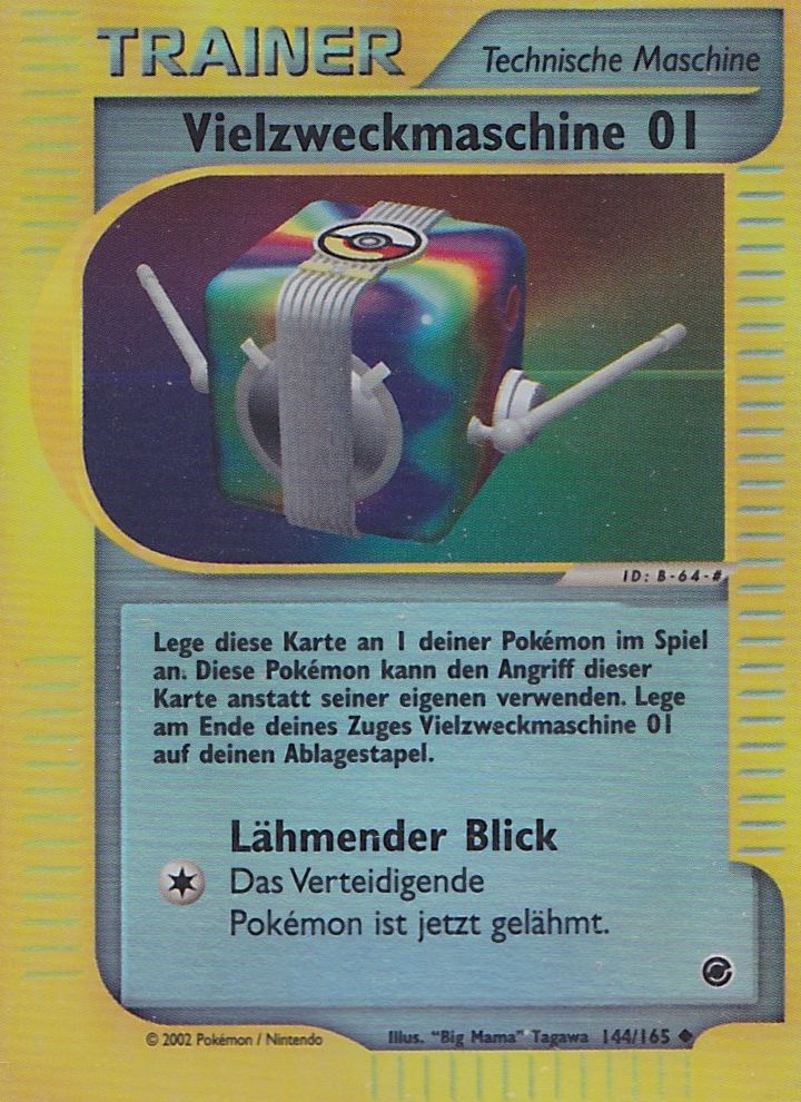 Vielzweckmaschine 01 144 — Expedition (German Pokémon TCG card)