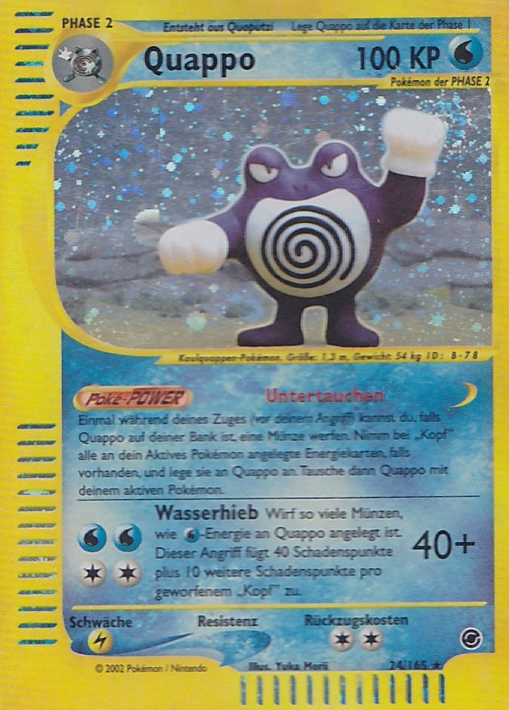 Quappo 24 — Expedition (German Pokémon TCG card)
