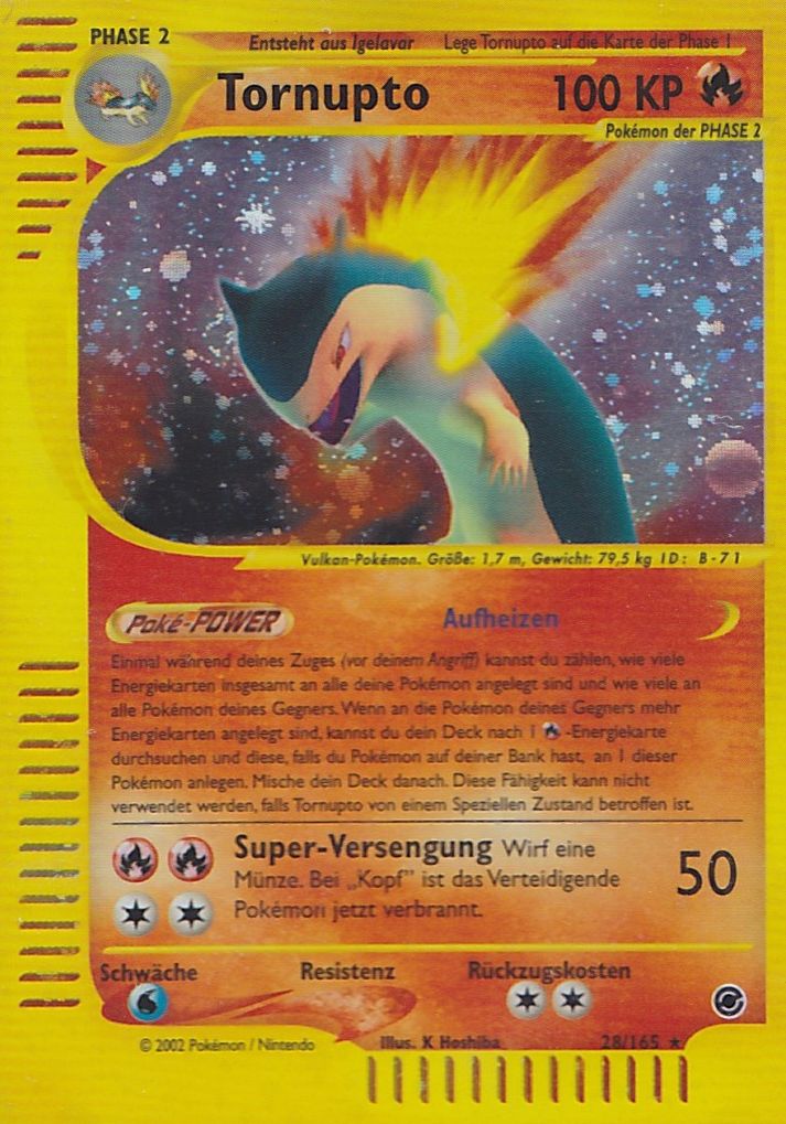 Tornupto 28 — Expedition (German Pokémon TCG card)