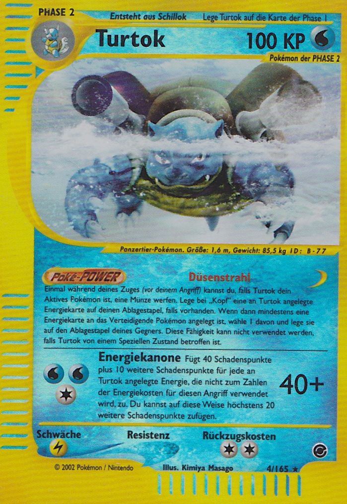 Turtok 37 — Expedition (German Pokémon TCG card)