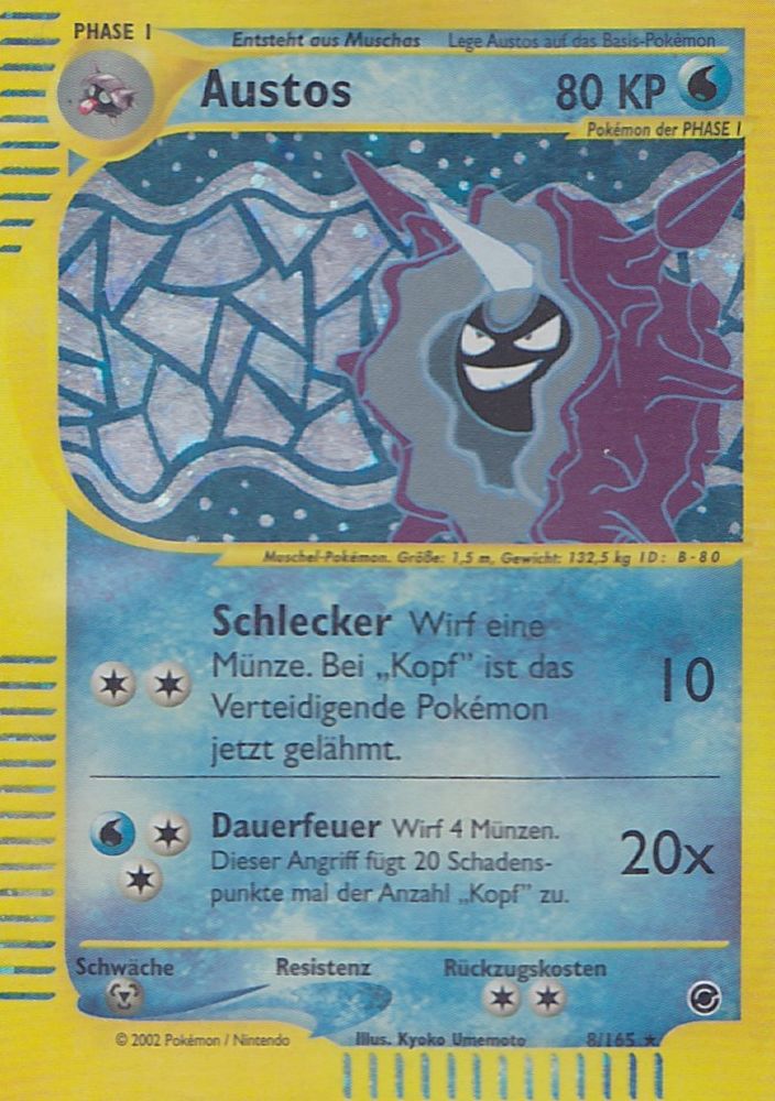 Austos 42 — Expedition (German Pokémon TCG card)