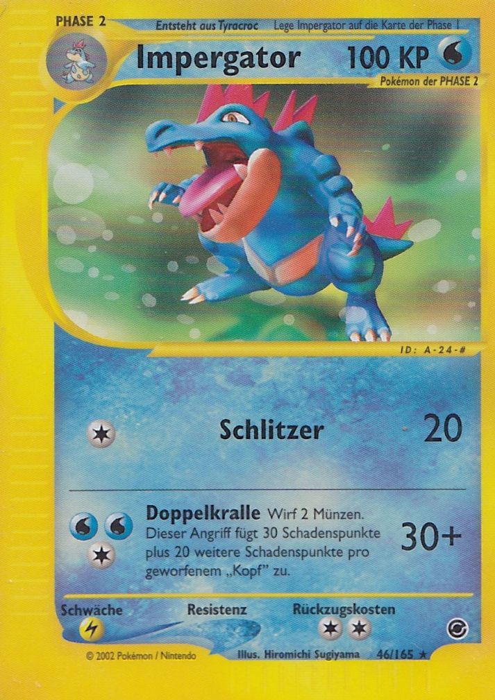 Impergator 46 — Expedition (German Pokémon TCG card)