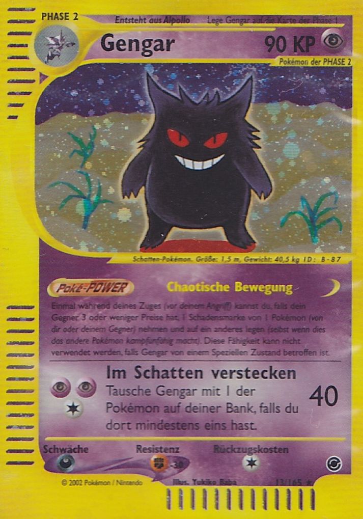 Gengar 48 — Expedition (German Pokémon TCG card)