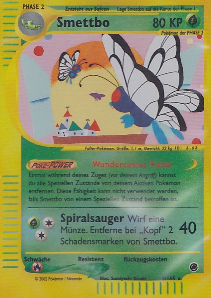 Smettbo 5 — Expedition (German Pokémon TCG card)