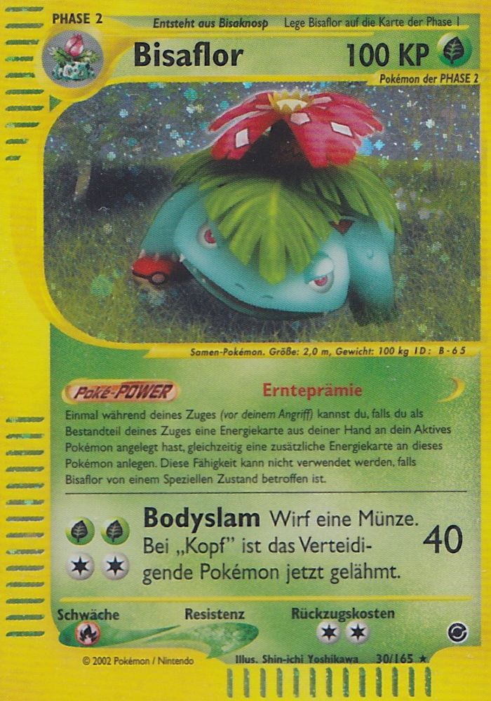 Bisaflor 68 — Expedition (German Pokémon TCG card)