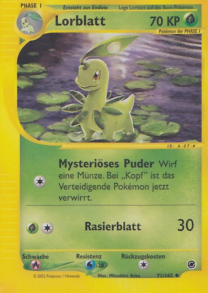 Lorblatt 71 — Expedition (German Pokémon TCG card)
