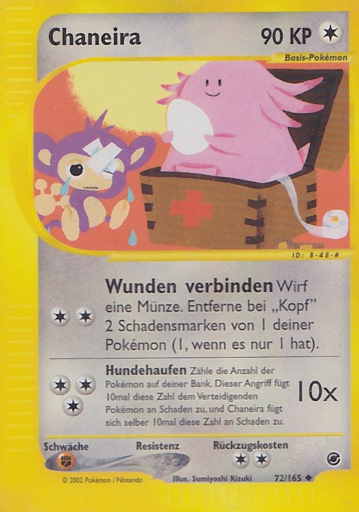 Chaneira 72 — Expedition (German Pokémon TCG card)