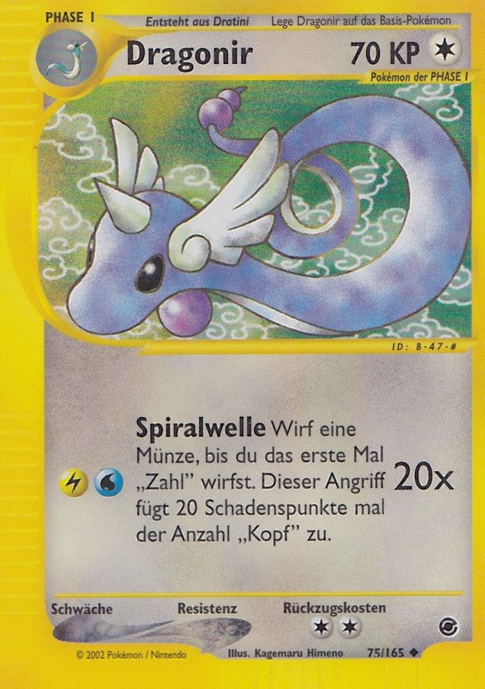 Dragonir 75 — Expedition (German Pokémon TCG card)