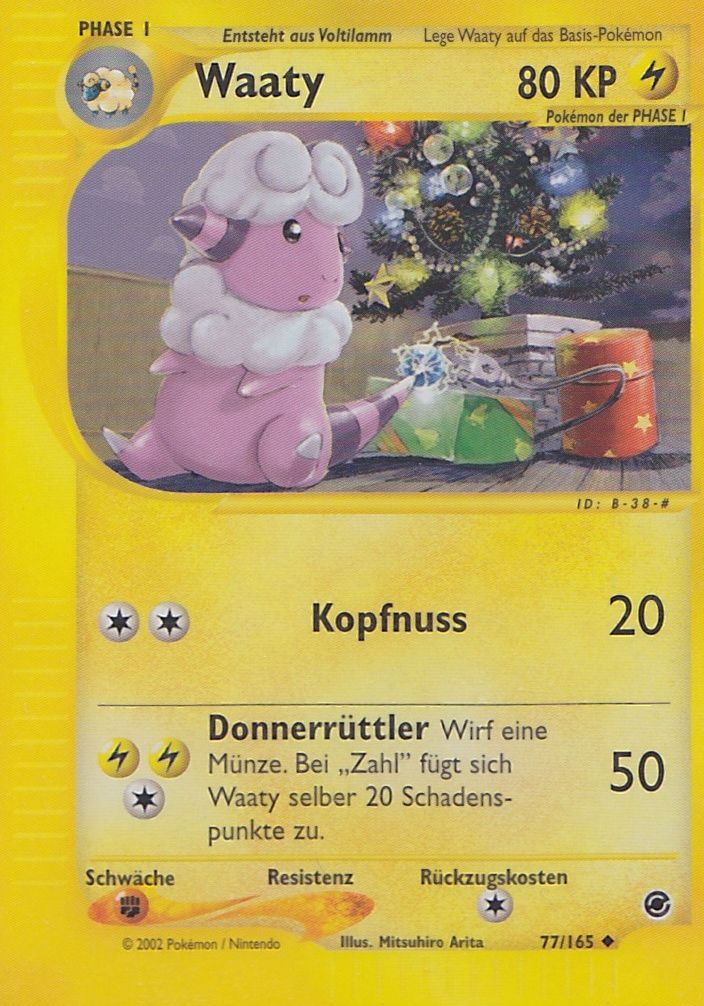 Waaty 77 — Expedition (German Pokémon TCG card)