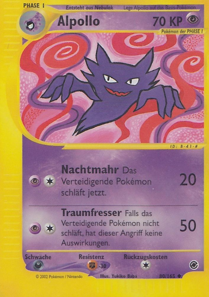 Alpollo 80 — Expedition (German Pokémon TCG card)