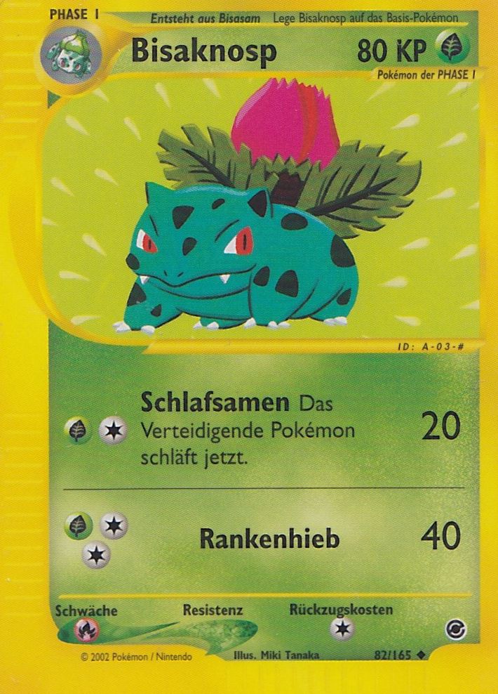 Bisaknosp 82 — Expedition (German Pokémon TCG card)