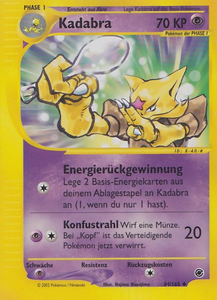 Kadabra 84 — Expedition (German Pokémon TCG card)