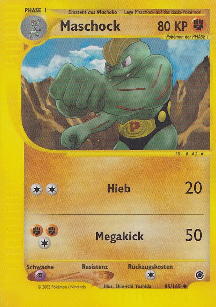 Maschock 85 — Expedition (German Pokémon TCG card)