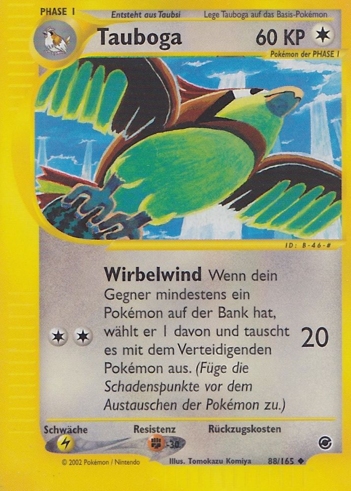 Tauboga 88 — Expedition (German Pokémon TCG card)