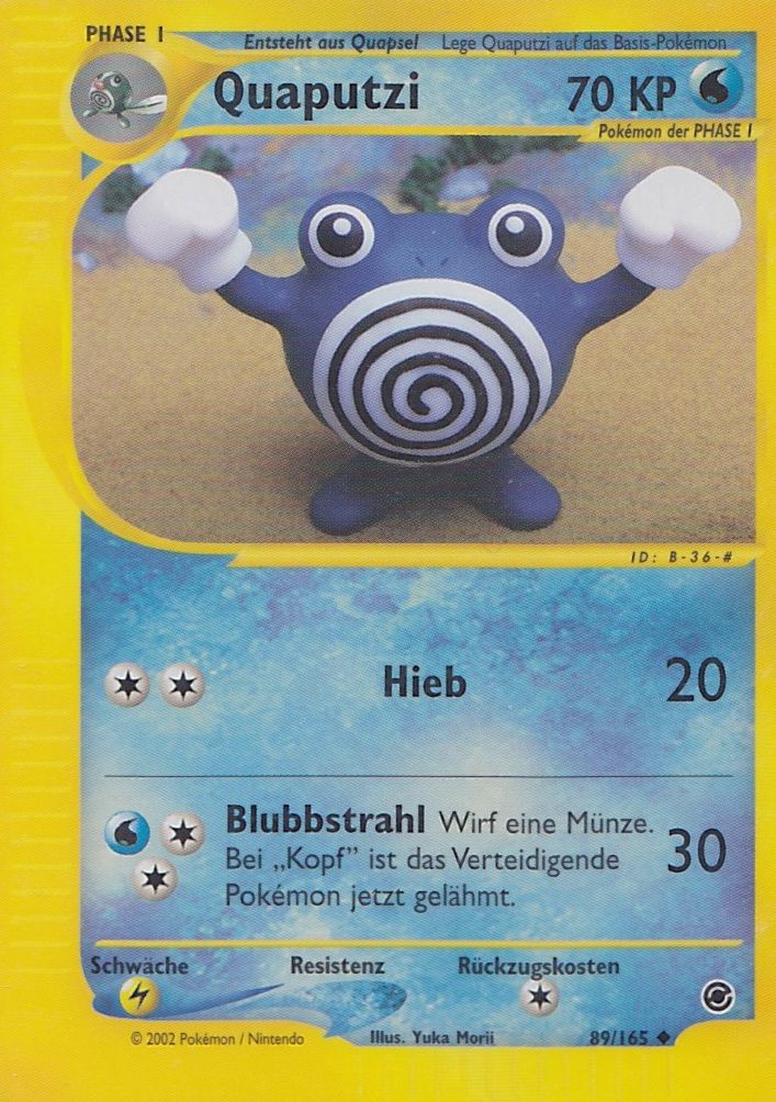 Quaputzi 89 — Expedition (German Pokémon TCG card)