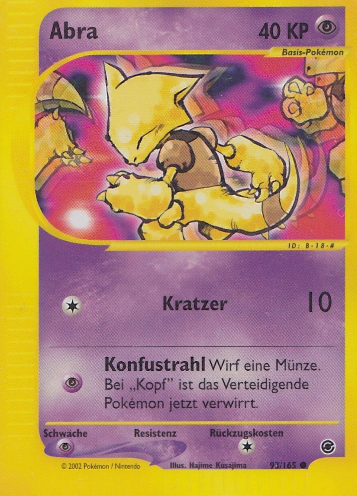 Abra 93 — Expedition (German Pokémon TCG card)