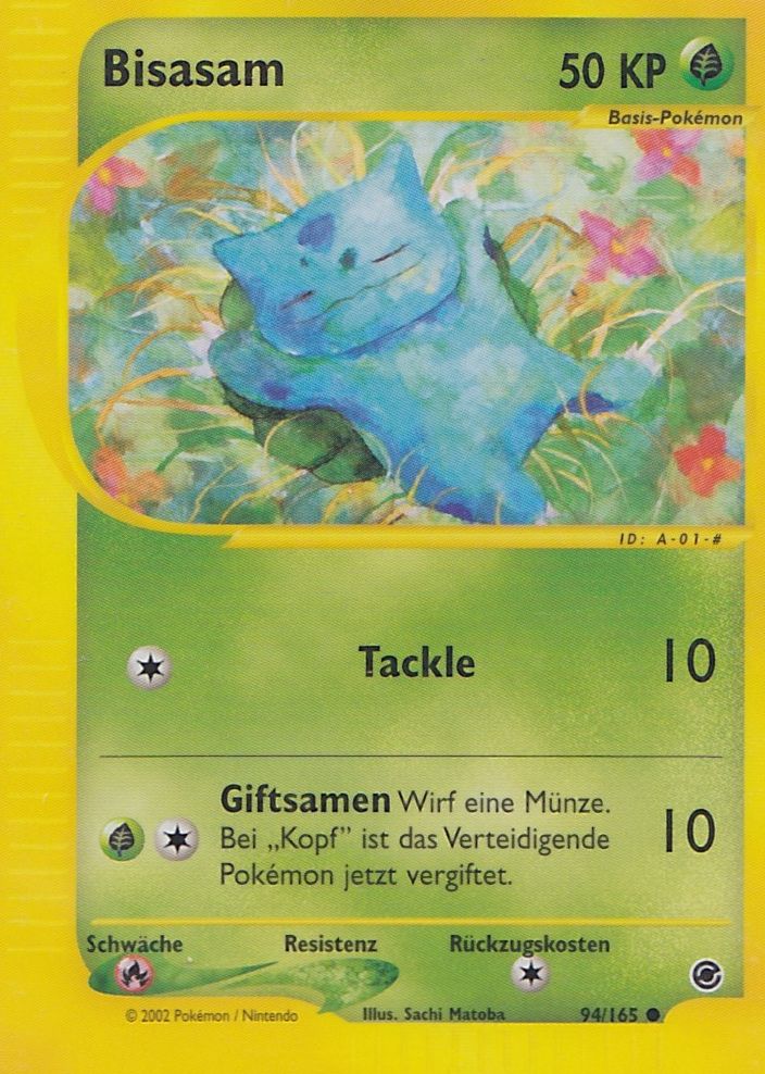 Bisasam 94 — Expedition (German Pokémon TCG card)