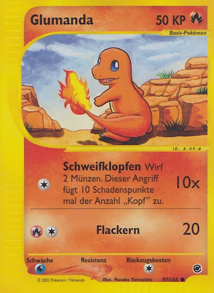 Glumanda 97 — Expedition (German Pokémon TCG card)