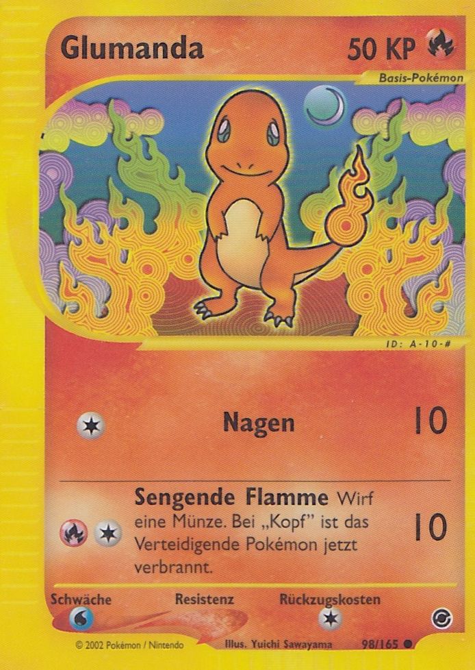 Glumanda 98 — Expedition (German Pokémon TCG card)