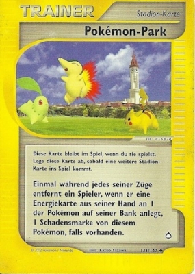 Pokémon Park* 131 — Aquapolis (German Pokémon TCG card)