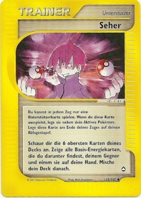 Seher 133 — Aquapolis (German Pokémon TCG card)