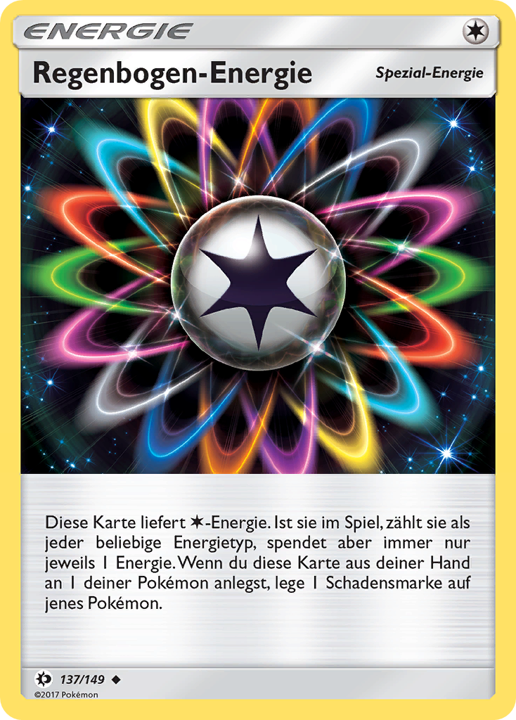 Regenbogen-Energie 144 — Aquapolis (German Pokémon TCG card)