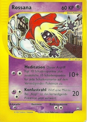 Rossana 18 — Aquapolis (German Pokémon TCG card)