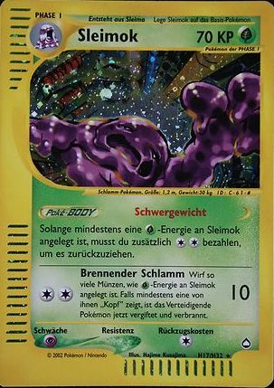 Sleimok 23 — Aquapolis (German Pokémon TCG card)