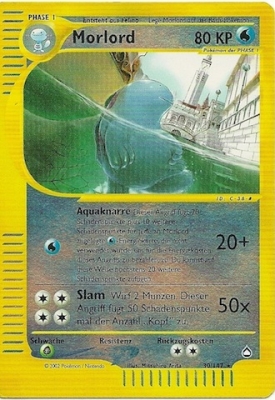 Morlord 30 — Aquapolis (German Pokémon TCG card)