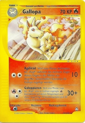 Gallopa 31 — Aquapolis (German Pokémon TCG card)