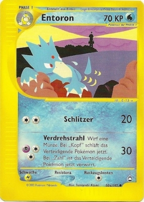 Entoron 50a — Aquapolis (German Pokémon TCG card)