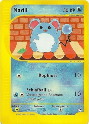 Marill 53 — Aquapolis (German Pokémon TCG card)
