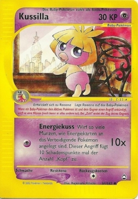 Kussilla 61 — Aquapolis (German Pokémon TCG card)