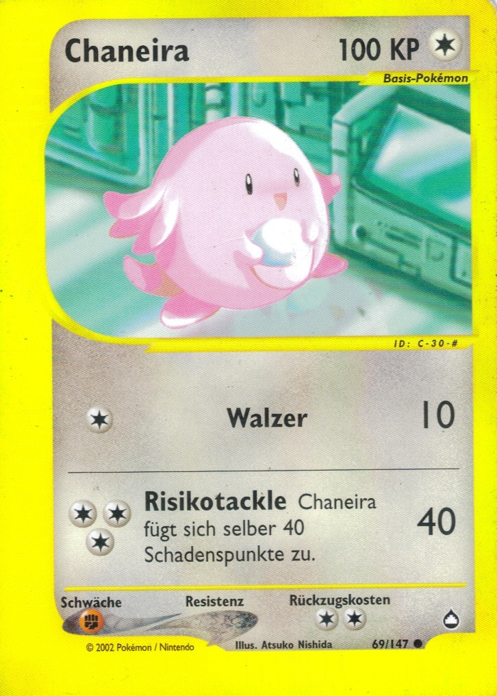 Chaneira 69 — Aquapolis (German Pokémon TCG card)