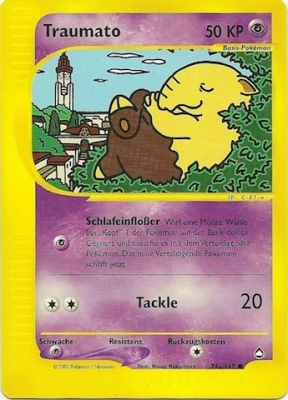 Traumato 74b — Aquapolis (German Pokémon TCG card)
