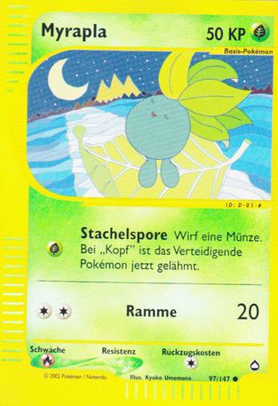 Myrapla 97 — Aquapolis (German Pokémon TCG card)