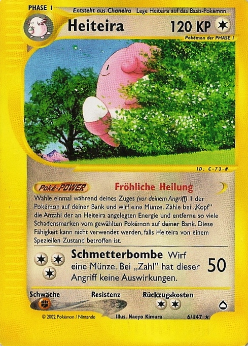 Heiteira H06 — Aquapolis (German Pokémon TCG card)