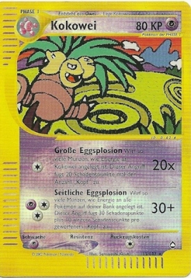 Papungha H13 — Aquapolis (German Pokémon TCG card)