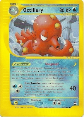 Tentoxa H26 — Aquapolis (German Pokémon TCG card)
