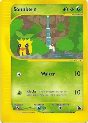 Sonnkern 106 — Skyridge (German Pokémon TCG card)